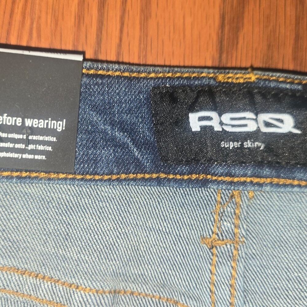 RSQ Super Skinny Dark wash Jeans Youth Size 18 - Picture 3 of 4